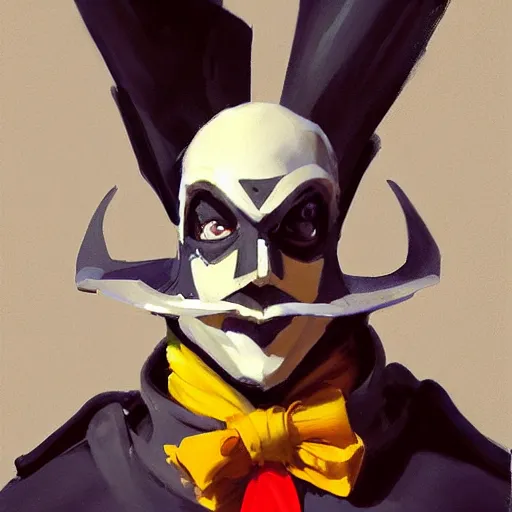 Image similar to greg manchess portrait painting of partially armored of the march hare from alice in wonderland as overwatch character, medium shot, asymmetrical, profile picture, organic painting, sunny day, matte painting, bold shapes, hard edges, street art, trending on artstation, by huang guangjian, gil elvgren, ruan jia, randy vargas, greg rutkowski