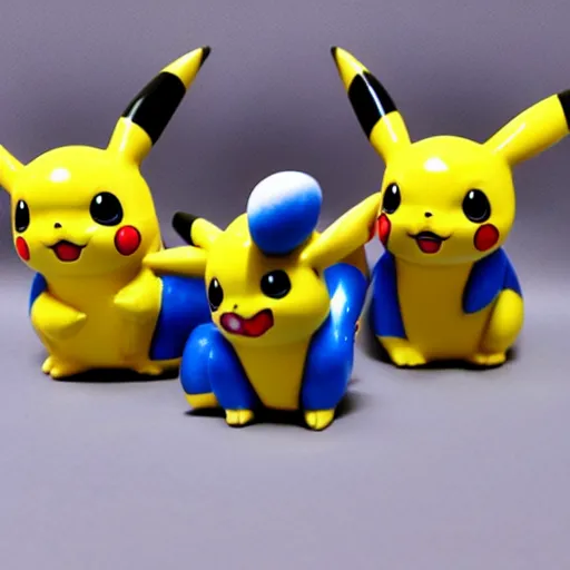 Image similar to polished marble pikachu figurine