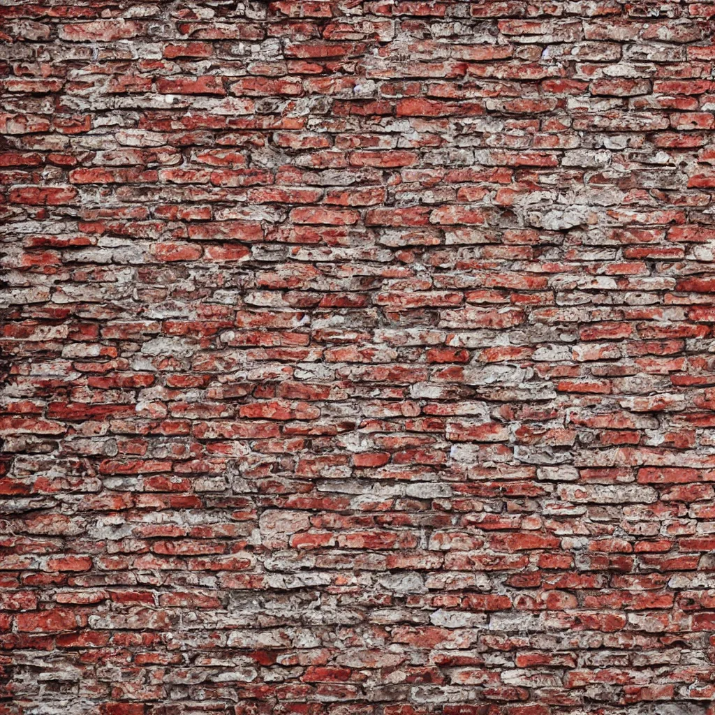 Image similar to old painted brick texture