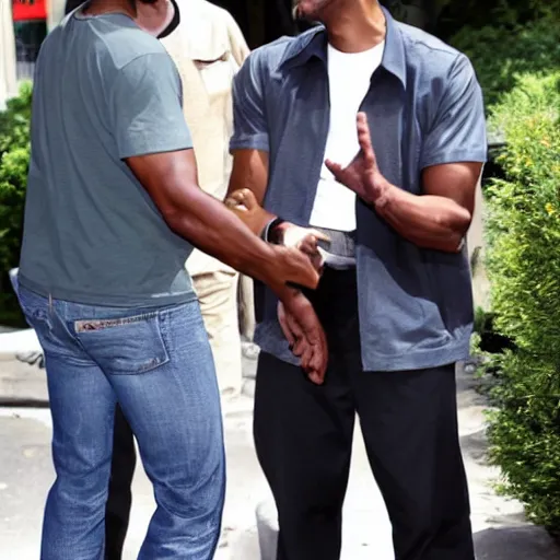 Prompt: will smith slapping chris rock