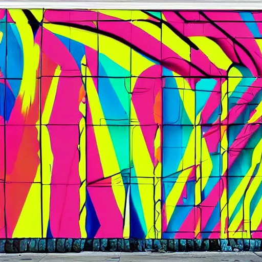 Image similar to Wall mural pink floyd album cover, urban art, pop art, artgerm, by Roy Lichtenstein