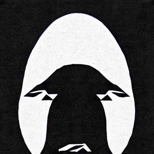 Image similar to white ape, black horse, yin Yang