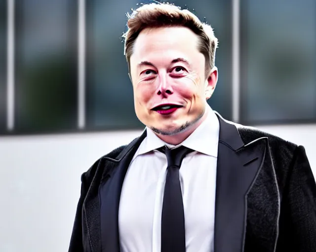 Prompt: elon musk cosplaying as a potato, dof and bokeh