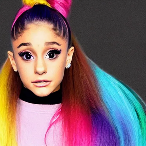 Prompt: ariana grande as character from the rainbooms things in the style of waya steurbaut