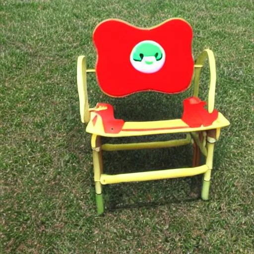 Image similar to froggy chair from animal crossing