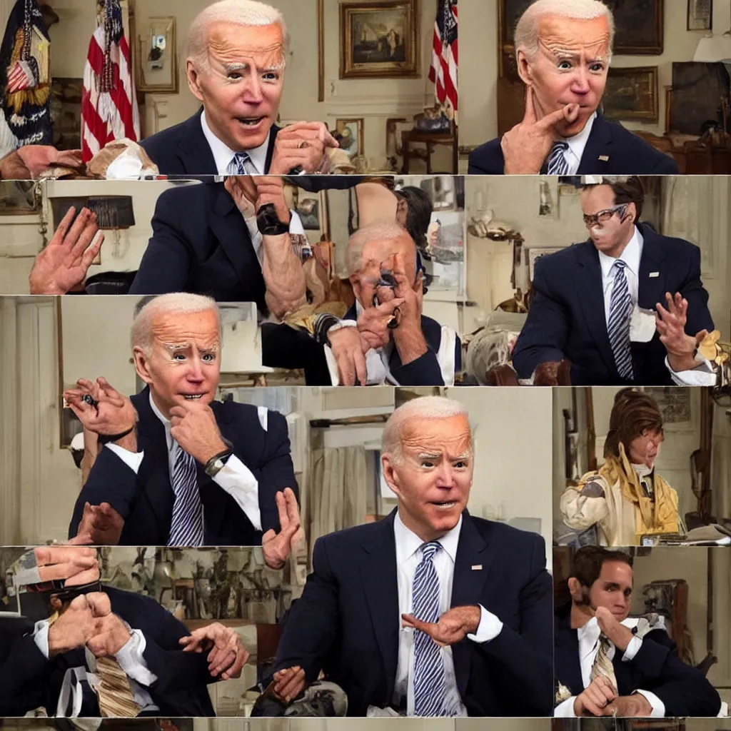 Prompt: Biden as meme from it's always sunny in philadelphia