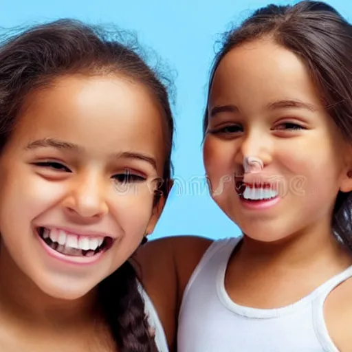 Prompt: twins making a thumbs up and smiling, photorealistic, stock photo