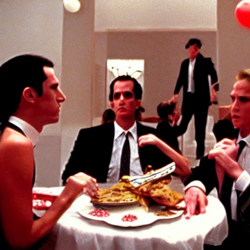 Image similar to Birthday party in American Psycho (1999)