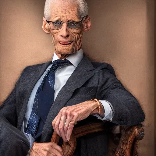 Prompt: stunning award winning hyperrealistic hdr 8 k highly detailed portrait photo of mr. smithers as a real human