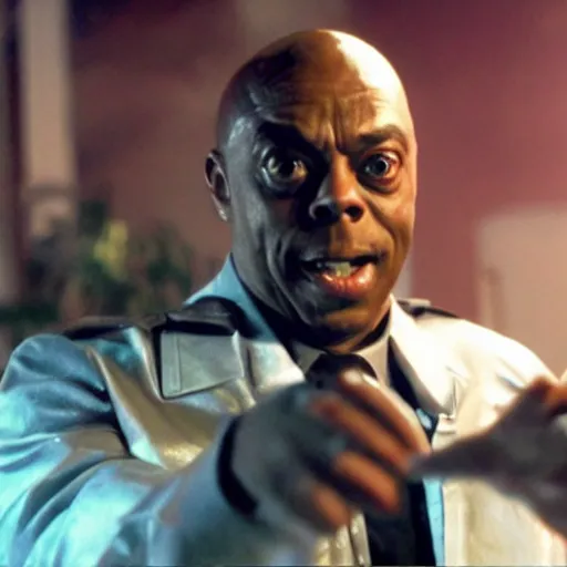 Image similar to movie still of Michael Winslow starring as Balrog in the 2026 live action street fighter movie