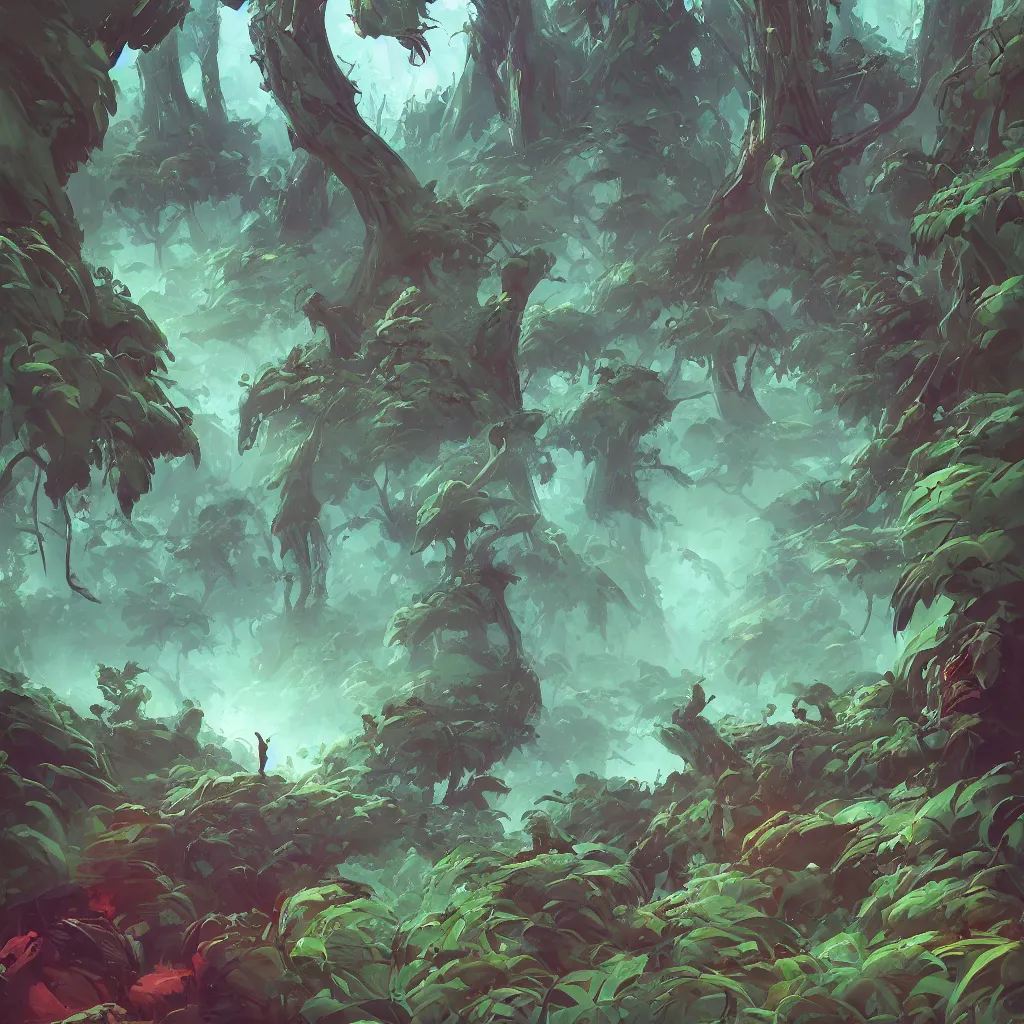 Prompt: alien forest background stylized, official fanart behance hd artstation by jesper ejsing, by rhads, makoto shinkai and lois van baarle, ilya kuvshinov, ossdraws, by feng zhu and loish and laurie greasley, victo ngai, andreas rocha, john harris