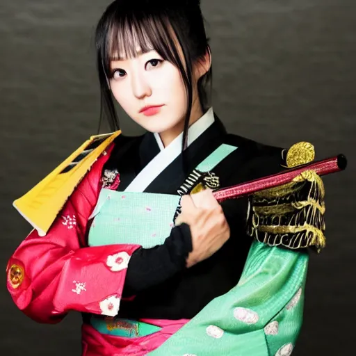 Image similar to Kamisato Ayaka in Genshin Impact