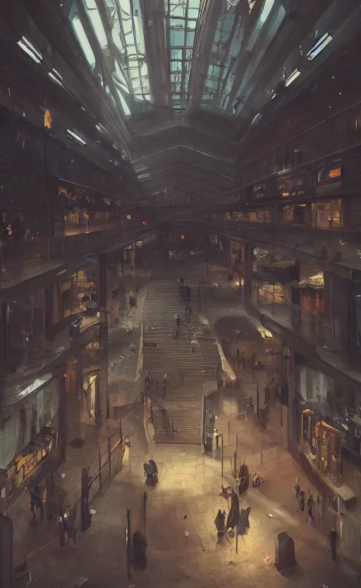 Image similar to a liminal space of an empty mall, nostalgic core, dynamic lighting, photorealistic concept art, trending on art station, stunning visuals, creative, cinematic, ultra detailed