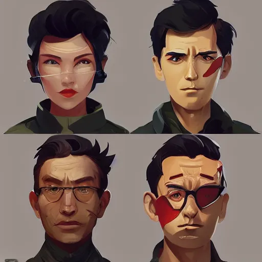 Image similar to face icon stylized minimalist call of duty, loftis, cory behance hd by jesper ejsing, by rhads, makoto shinkai and lois van baarle, ilya kuvshinov, rossdraws global illumination