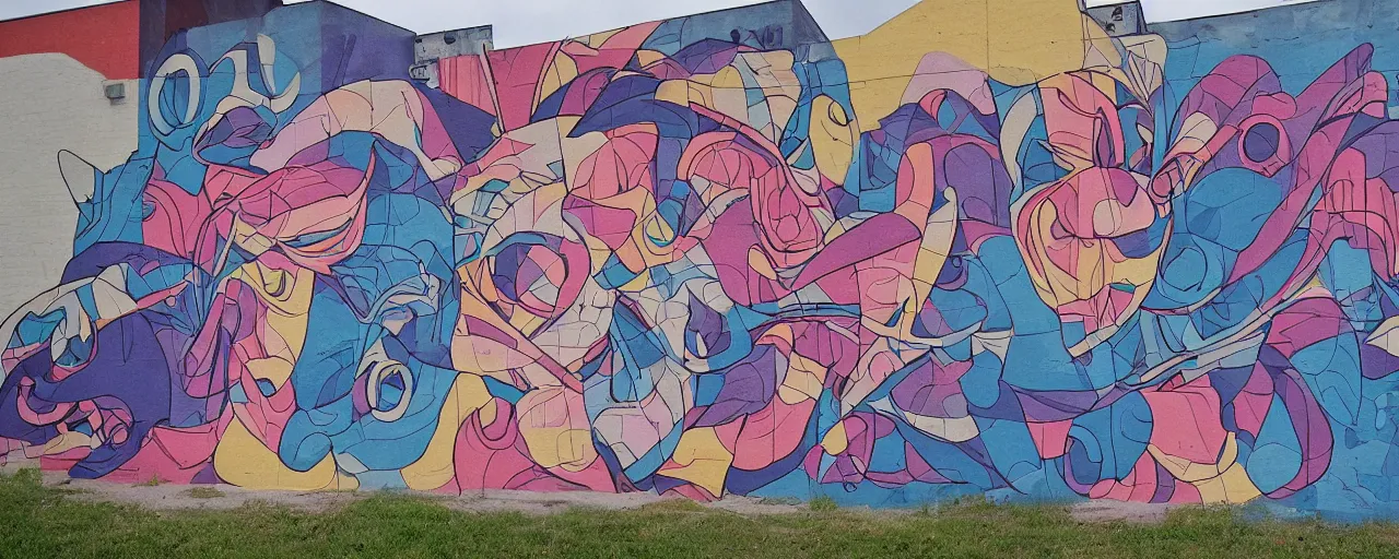 Image similar to a mural by loomit