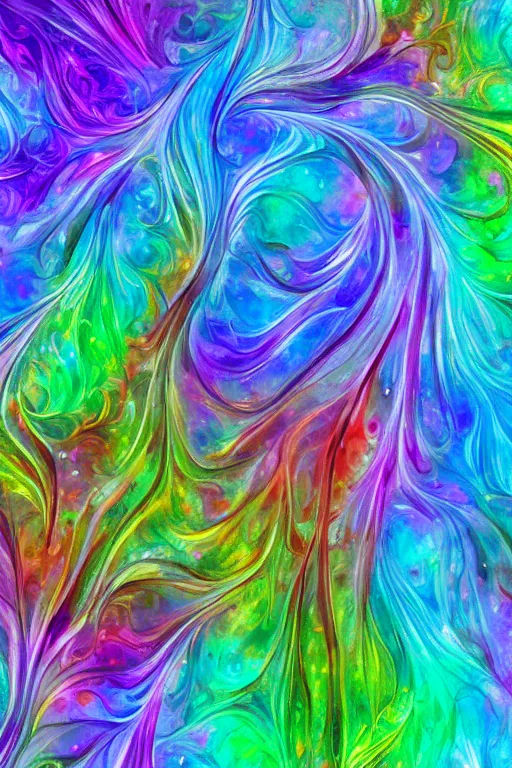 Prompt: digital background of watercolor pastels paint fractal - automaton, in the style of abstract, improvisational, fluid, dynamic, organic, natural, textural, layered by