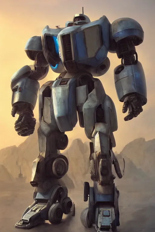 Image similar to mechwarrior 5 : mercenaries mech megaman transformer robot boss tank engine game octane render, 4 k, hd 2 0 2 2 3 d cgi rtx hdr style chrome reflexion glow fanart, global illumination ray tracing hdr fanart arstation by ian pesty by jesper ejsing pixar and disney unreal zbrush central hardmesh