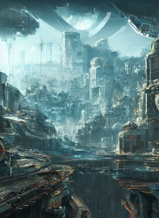 Image similar to the world in 2 0 5 0, cinematic, game art, extremely detailed digital painting, print