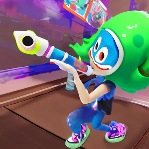 Image similar to splatoon inkling girl