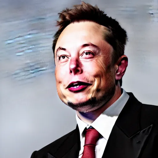 Prompt: elon musk as mr. bean