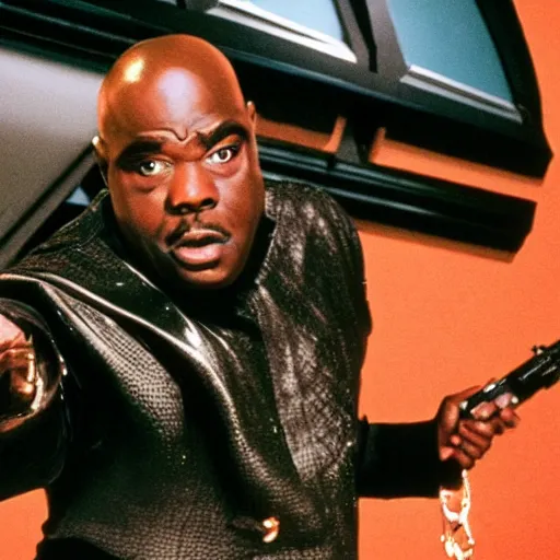 Image similar to huell babineaux as Nick Fury