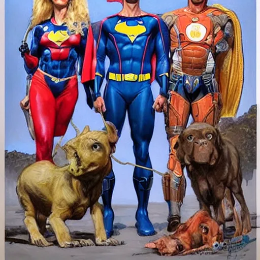 Image similar to 🦸🏼♀ by james gurney