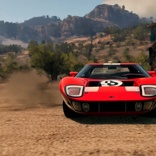 Image similar to ford gt 4 0 in red dead redemption 2