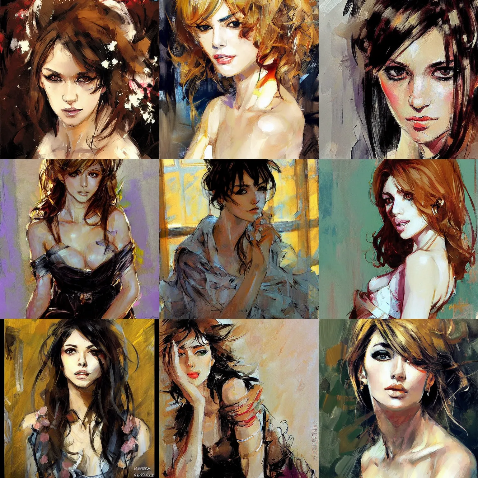 Prompt: beautiful woman portrait, by posuka demizu, by andrew atroshenko