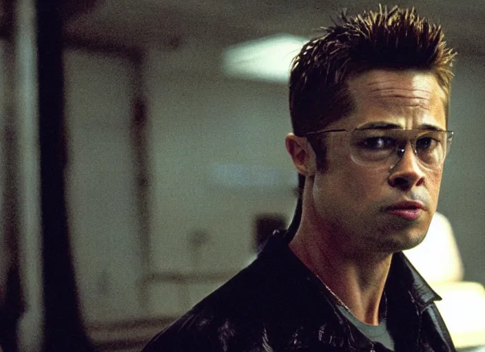 film still of Brad Pitt as Robert Paulson in Fight Club | Stable ...