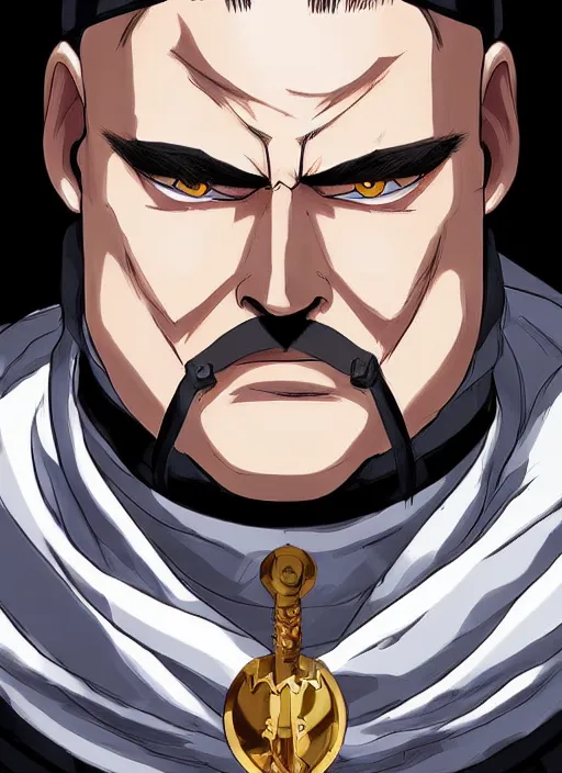 King Bradley from Fullmetal Alchemist Brotherhood with, Stable Diffusion