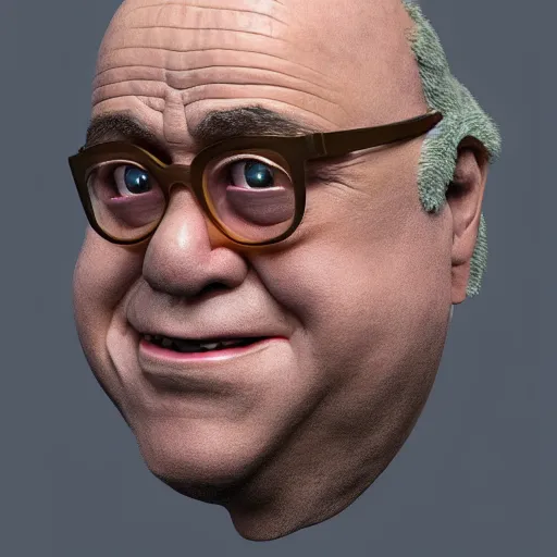 Prompt: hyperrealistic mixed media realistic sculpture of danny devito in ghostbusters, stunning 3 d render inspired art by xiang duan and thomas eakes, perfect facial symmetry, hyper realistic texture, realistic, highly detailed attributes and atmosphere, dim volumetric cinematic lighting, 8 k octane detailed render, post - processing, masterpiece,