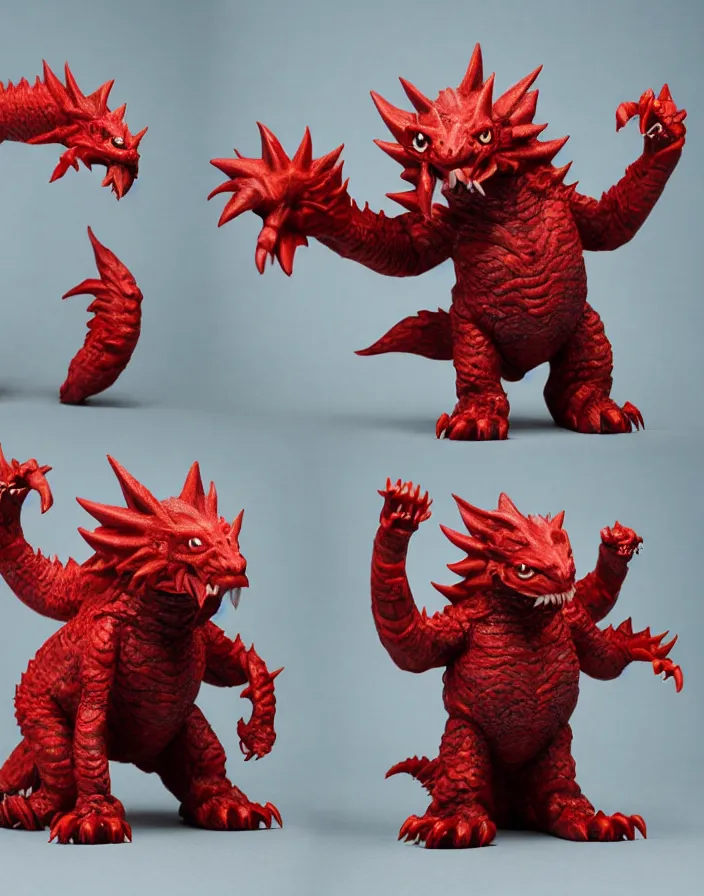 Image similar to small stylized kaiju!!! sofubi!!!! promo shots 4 k photography