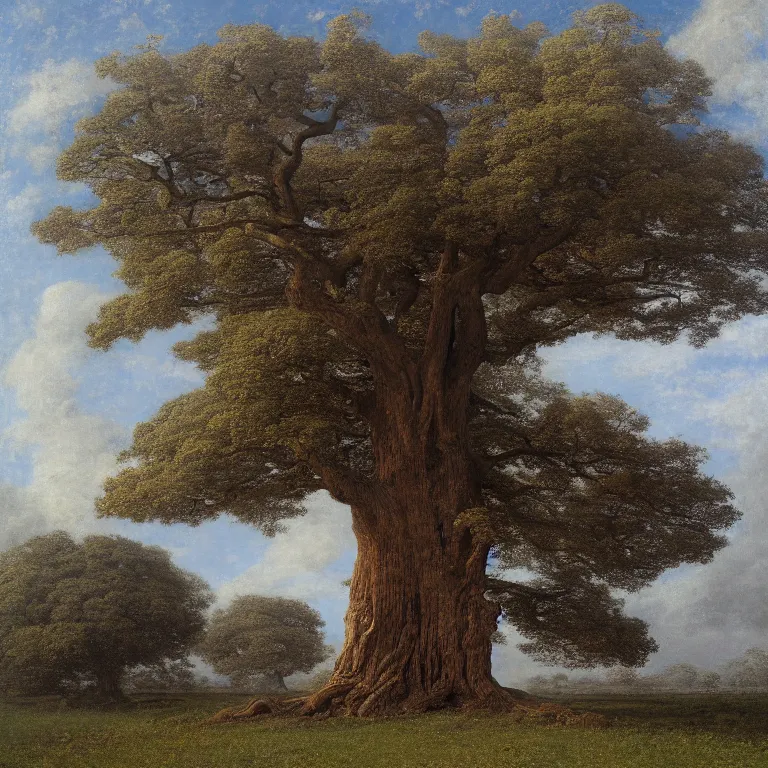 Prompt: a 8 legged digital painting of a tree of immense size, with branches reaching the sky, by odd nerdrum and gu hongzhong. 8 k high resolution. highly detailed. 8 k resolution. vivid color scheme.