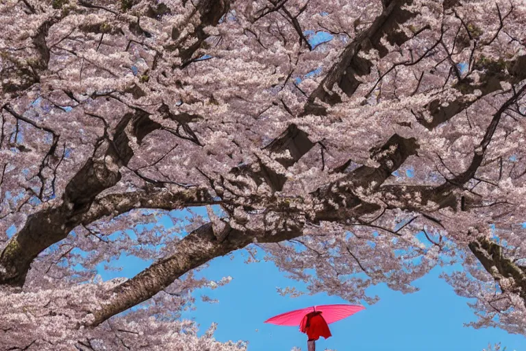 Prompt: a full body dragon flying in the sky of the japanese countryside town in a summer afternoon, quiet, leisure, cherry blossoms on the full sky