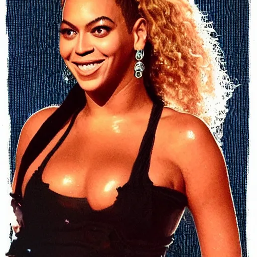 Image similar to beyonce, but as a real good artist