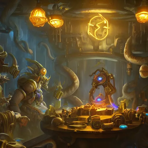 Prompt: cloning chamber, steampunk cloning tub, cloning wires, dna experiment, twin cloning, cloning experiment, cloning spell, bright masterpiece artstation. 8 k, sharp high quality artwork in style of jose daniel cabrera pena and greg rutkowski, concept art by tooth wu, blizzard warcraft artwork, hearthstone card game artwork