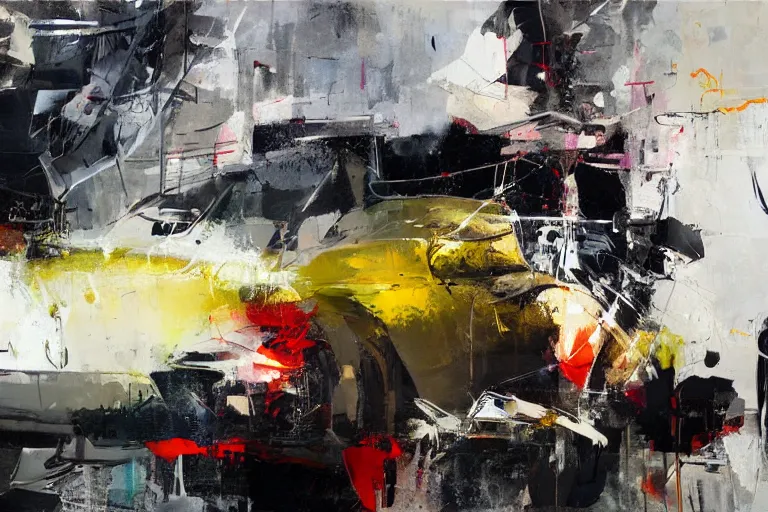 Prompt: artwork by adrian ghenie