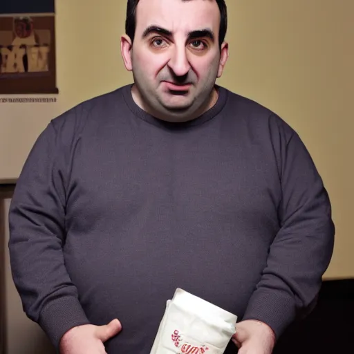 Prompt: Obese Mike Stoklasa