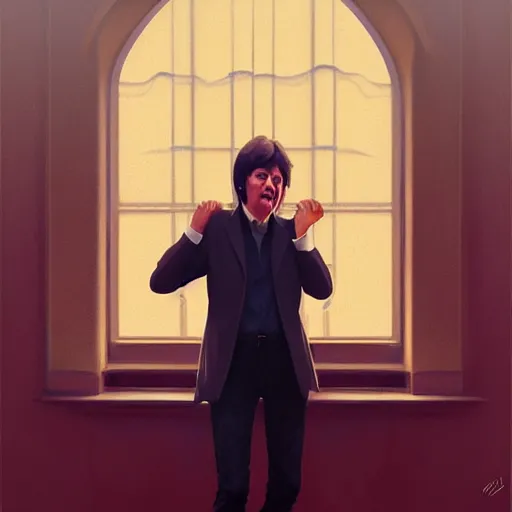 Image similar to Steven Moriseey as Paul McCartney, body portrait, highly detailed, digital painting, artstation, concept art, sharp focus, illustration, art by WLOP and greg rutkowski and alphonse mucha and artgerm