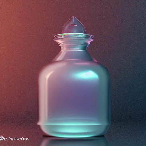 Image similar to A fantasy potion bottle, octane render, trending on artstation