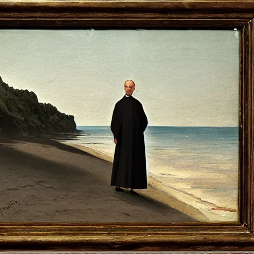 Image similar to A priest on the beach, Falter John Philip