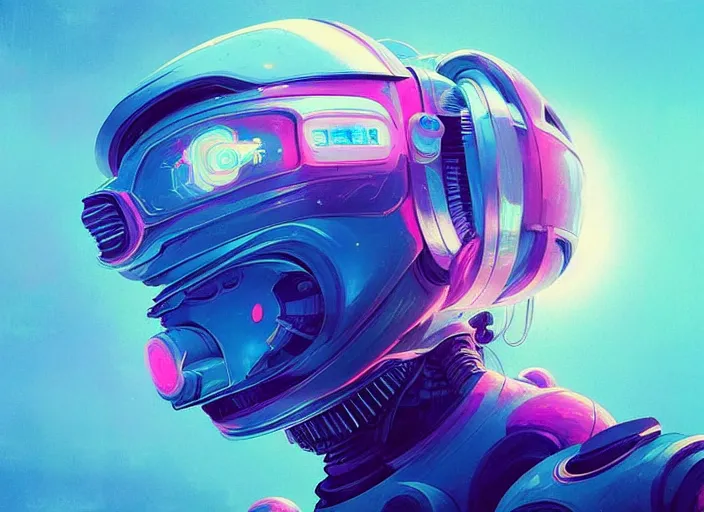Prompt: “ a psychedelic portrait of cloud robot, vibrant color scheme, highly detailed, in the style of romanticism, cinematic, artstation, moebius, greg rutkowski ”