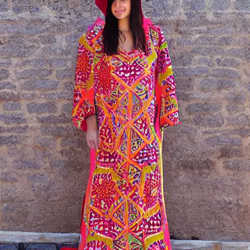 Prompt: moroccan caftan