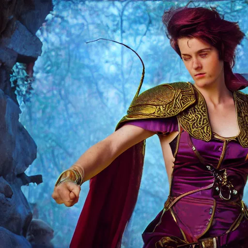 Image similar to a female DND asamir, high resolution film still, 8k, HDR colors, photo by Bruce Weber