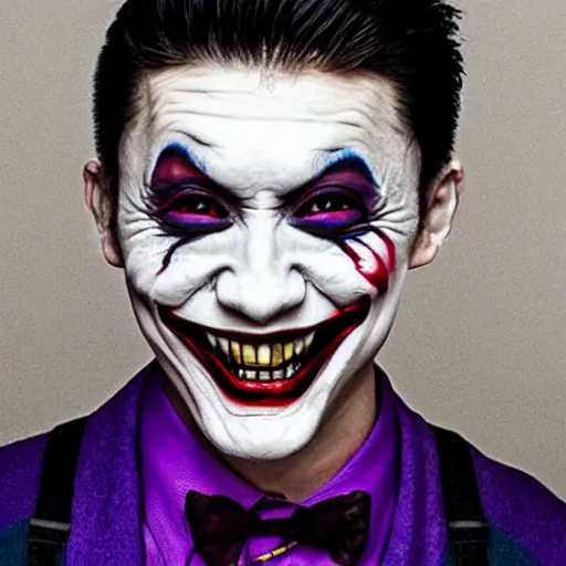 Prompt: Justin Sun as the Joker