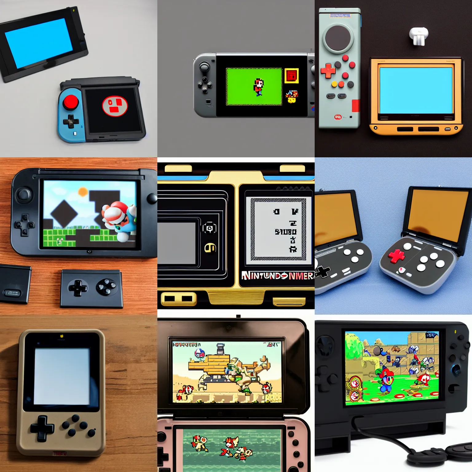Prompt: Nintendo Game and Watch, Video Game Consoles