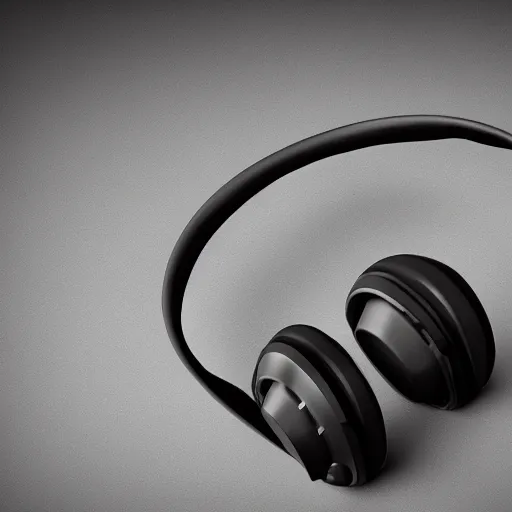 Image similar to black wood headphones, photorealism, Unreal Engine, artstation with dark leafs around