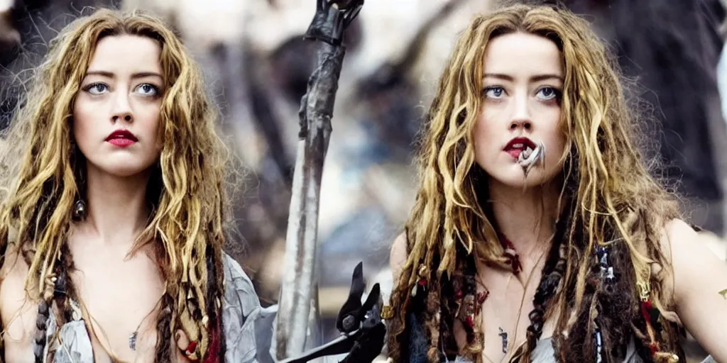 Image similar to amber heard as jack sparrow