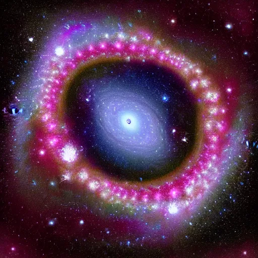 Image similar to fractal galaxy