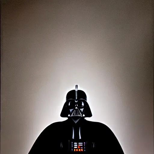 Image similar to photo portrait of Darth Vader by Annie Leibowitz photorealistic